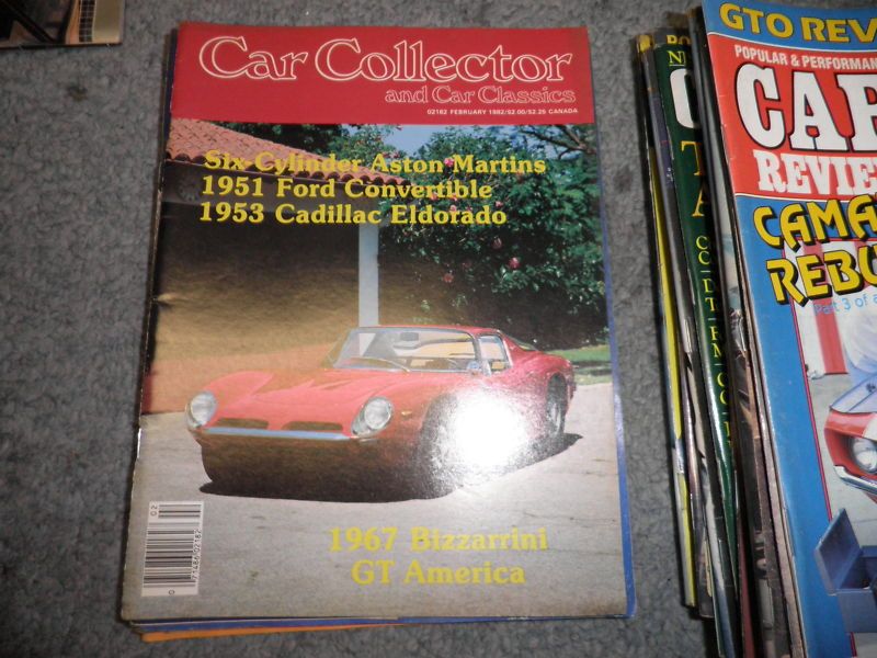 CAR COLLECTOR MAGAZINE FEBRUARY 1982  