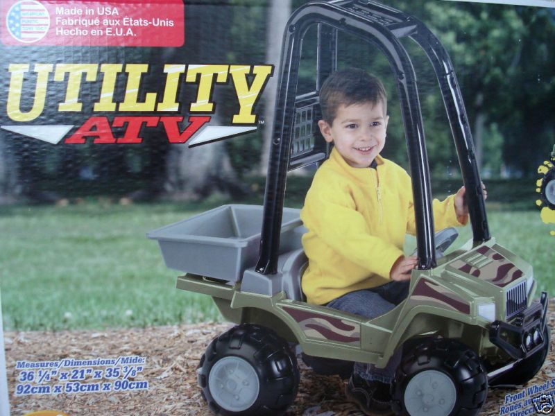 KIDS UTILITY,ATV RIDE ON,CAMOUFLAGE STYLE,ROLL BARS,NEW  
