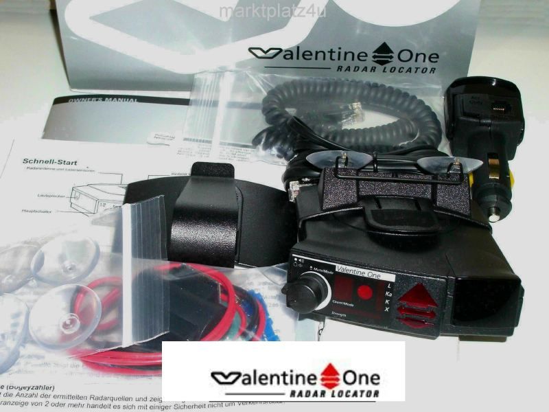 VALENTINE ONE V1 EURO ÖSTERREICH AT RADARWARNER PROGRAM 978465378494 