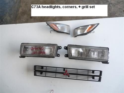 JDM Mitsubishi C73A Colt C53a mirage headlights + grill  