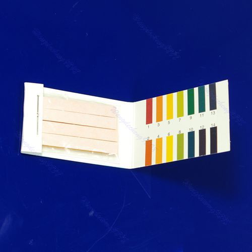 80 Strips Full pH 1 14 Test Paper Litmus Testing Kit  