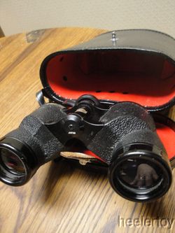 VINTAGE BINOCULARS HORIZONE HURRICANE 7 X 35 w/CASE  