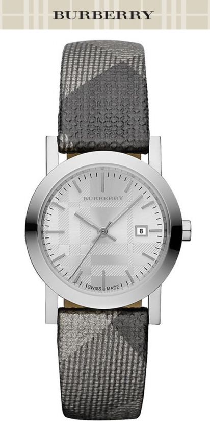 Latest New Burberry Lady Women 28mm Heritage Check Strap Watch BU1873 