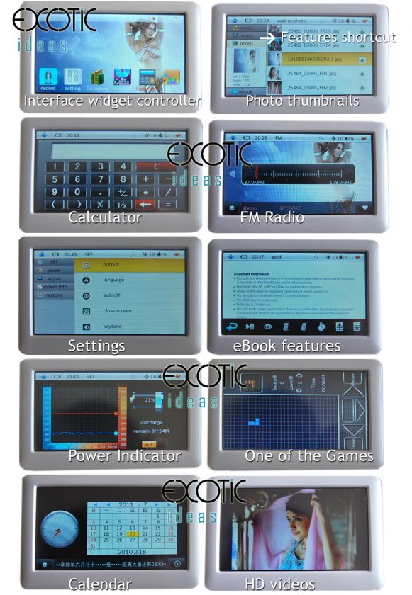   stylus screen protector pmp personal media player standard manual