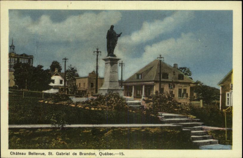 Brandon Quebec St Gabriel de Brandon Postcard  