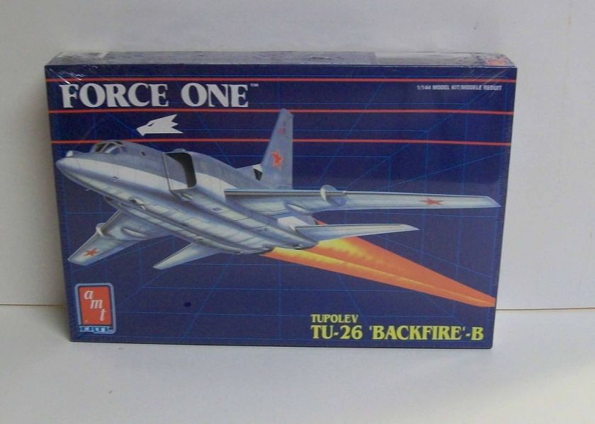 1991 Amt Ertl Tupolev TU 26 Backfire B Force One 1/144 SEALED  