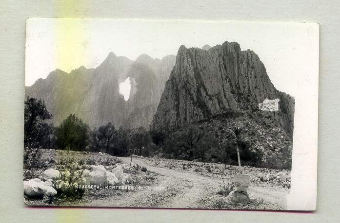 La Huasteca Monterrey N. L. MEXICO *REAL PHOTO 1954 B/W*  