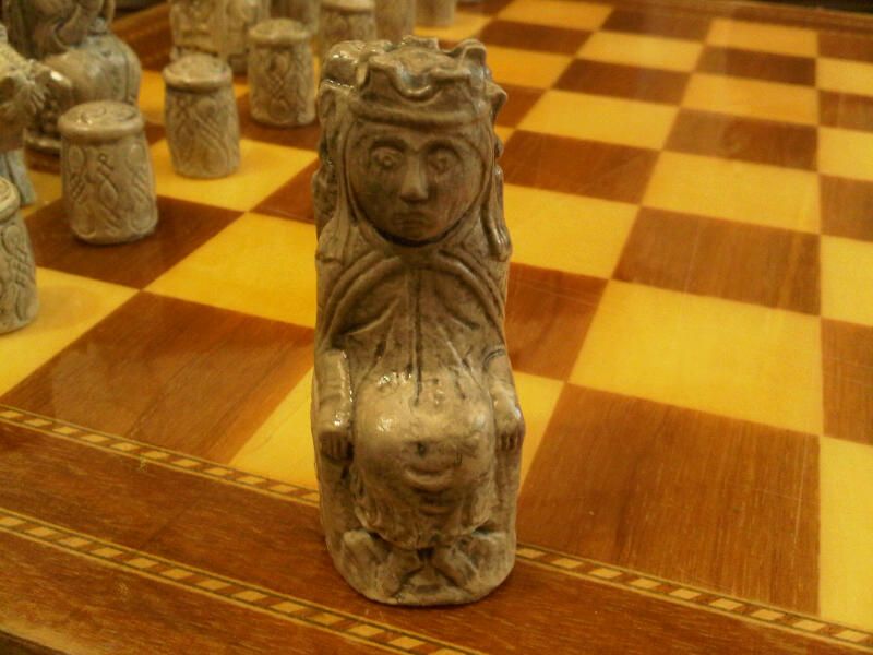 Gothic   Medieval Chess Set. Isle of Lewis Inspired.  