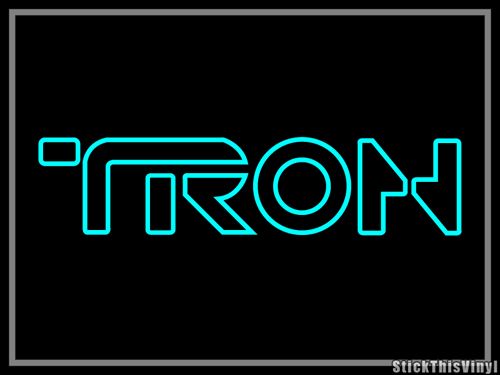 Tron Legacy 2010 Logo Decal Sticker (2x)  