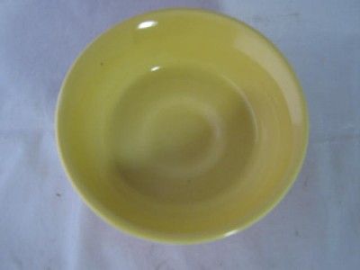 Trisa Stoneware Footed Yellow Orange Candy Dish Compote  