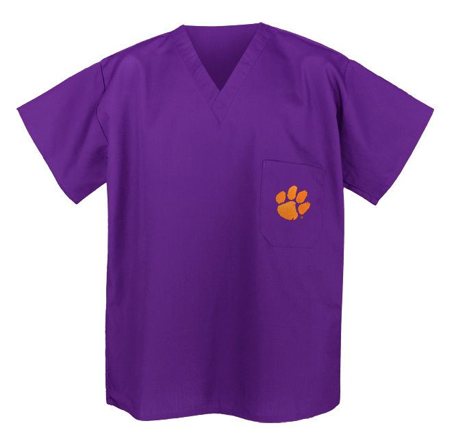 Wholesale Lots Bulk CLEMSON Scrubs Tops 12pcs XL  