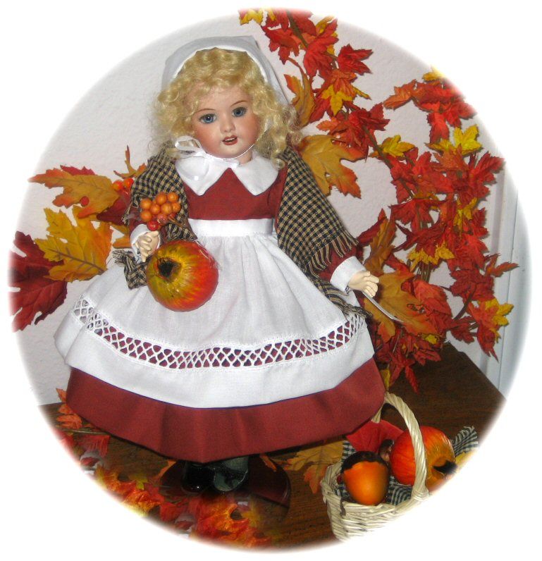 DONNE DES MERCI THANKSGIVING PATTERN BLEUETTE & ROSETTE  