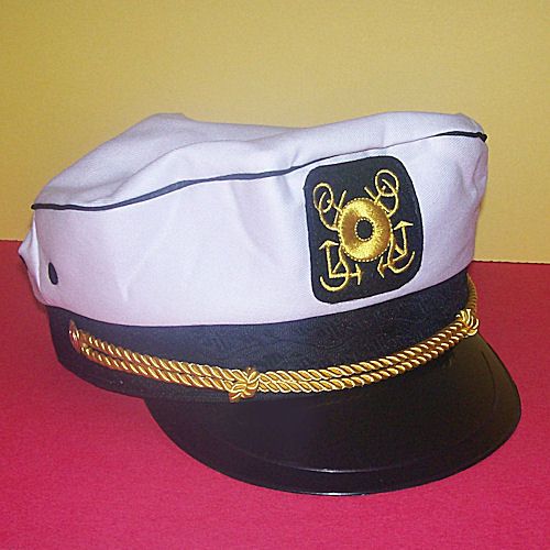 Economy Yacht Cap   Sailor Captains Hat  