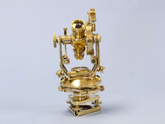 Brass Theodolite 10 Plath Sextant Cape Cod Decor  