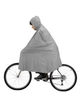 PVC Waterproof Cycle Cape / Poncho Grey  