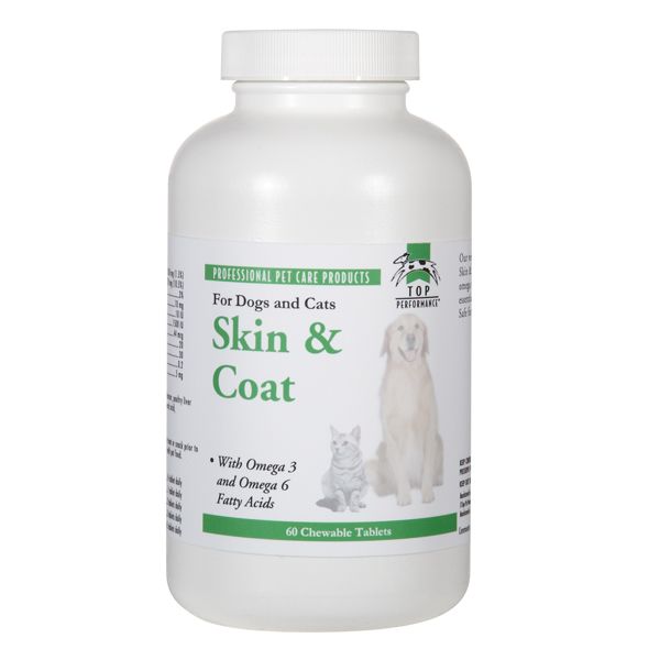 TOP PERFORMANCE SUPPLEMENTS  SKIN & COAT FOR DOGS AND CATS  