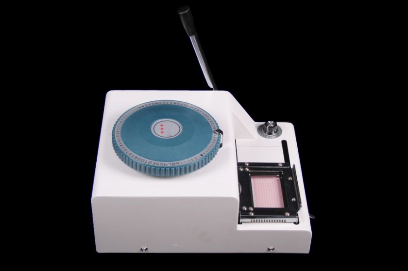 ID PVC VIP CREDIT CARD EMBOSSER EMBOSSING INDENTING MACHINE 80 