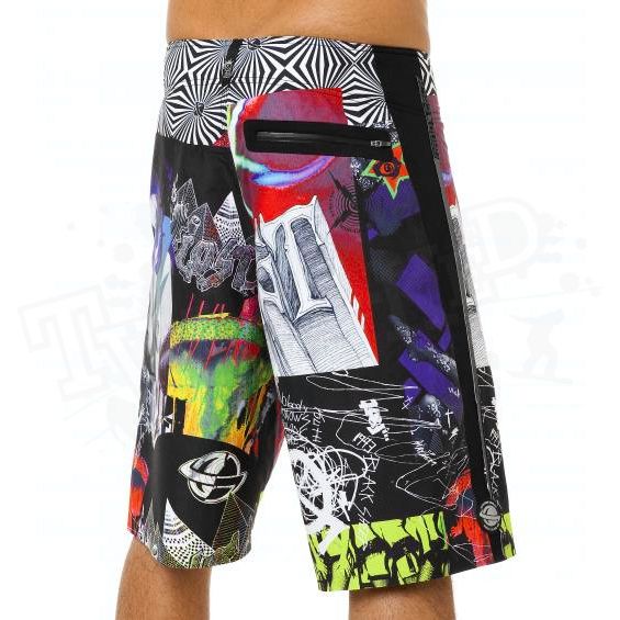 New NWT 2011 Lost Scorcher Board Short Boardshorts   Multi Print, Size 