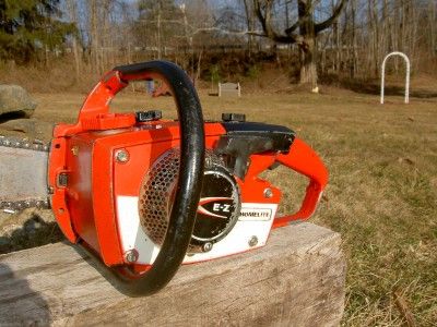 BEAUTY VINTAGE HOMELITE EZ Gas Chainsaw ~150psi~ Original Bar~SHARP