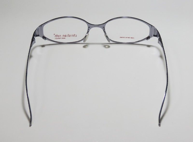 NEW CHRISTIAN ROTH 14023 49 17 120 TITANIUM VIOLET EYEGLASS/GLASSES 