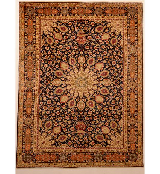 Area Handmade Persian Tabriz Wool Rugs 10 x 13  