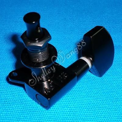 Quality Black Enclosed Guitar Machine Heads String Tuning Pegs 