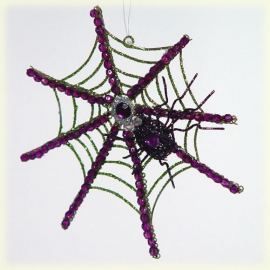 Katherines Collection Halloween SPIDER WEB Ornament NEW  