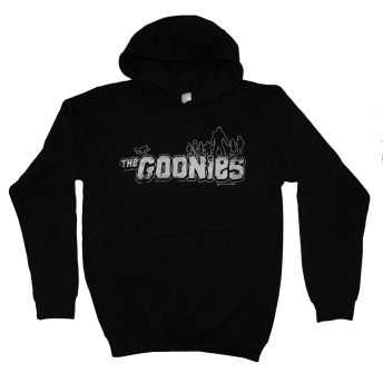 The Goonies Cast Vintage Style Logo Pullover Sweatshirt Hoodie  