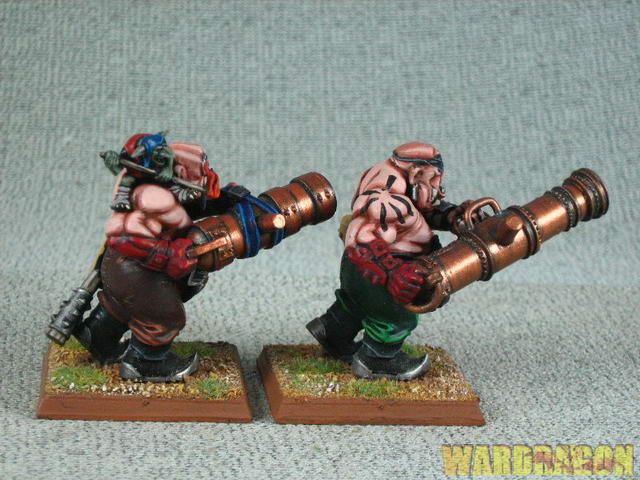 Warhammer WDS painted Ogre Kingdoms Leadbelchers r45  