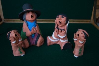 Storyteller Family Taos Shop Piece Juan Sandoval 1970s