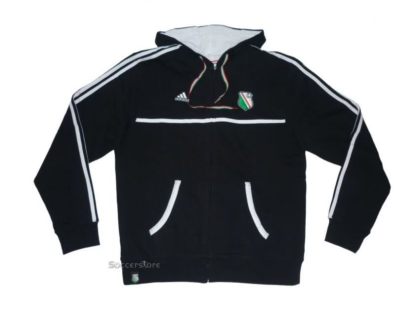 Legia Warsaw   Official Track Top Adidas Jacket Hoody Poland  