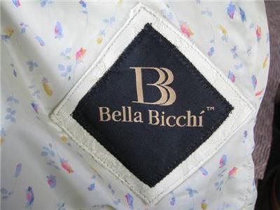 NWOT~Bella Bicchi~Beautiful Brocade belted jacket~$1400  