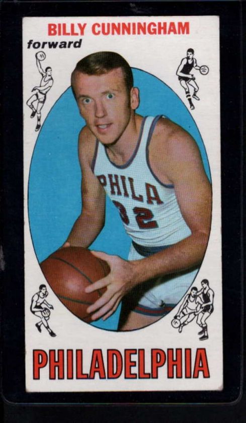 1969 70 TOPPS #40 BILLY CUNNINGHAM ROOKIE RC EX OV388  