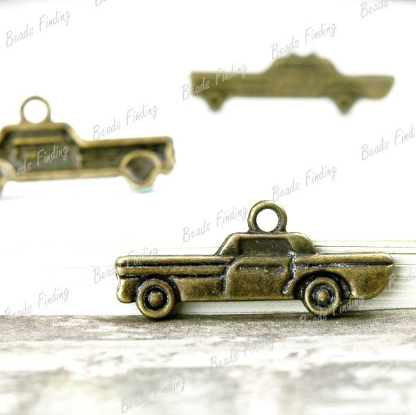 30pcs Wholesale Car Transportation Charms Vintage Style Antique Bronze 