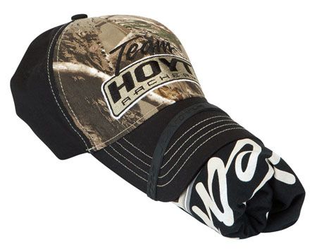 Hoyt Black Shirt/Camo Hat Combo Pack LARGE  