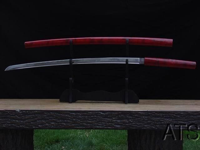 39.4 Hand Forged Rose Japanese Sword Shirasaya   