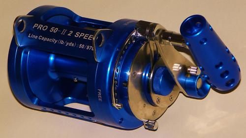 OKIAYA BLUE MARLIN Pro 50W II 2 Speeds Big Game Reel  