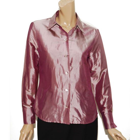 New NWT $225 LINDA ALLARD ELLEN TRACY Silk SHIRT 6 P  