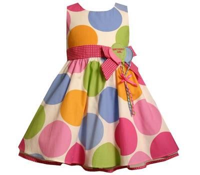 Bonnie Jean Toddler Girls Polka Dot Balloon Birthday Party Boutique 