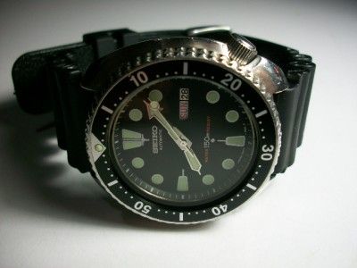 Vintage Seiko Divers 6309 7040 SUWA DIAL TURTLE  