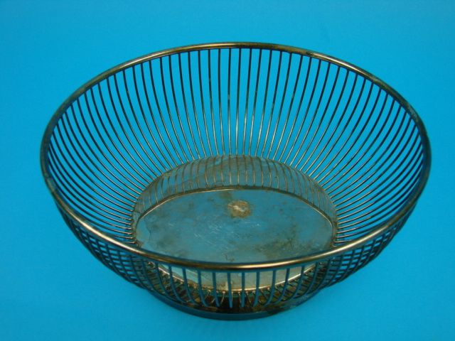 Gorham Silver Original 9.5 diameter Basket Bowl Dish  