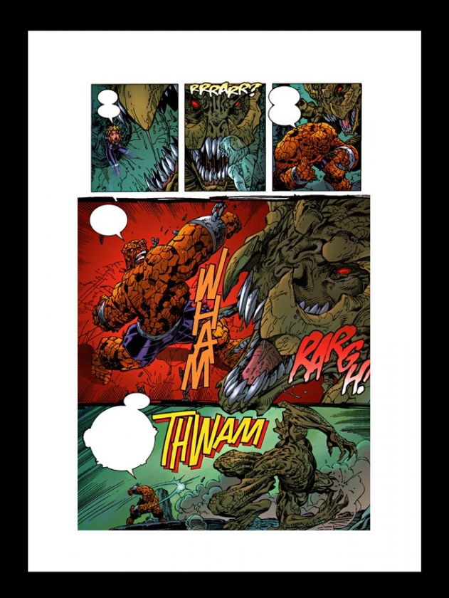 Jim Lee Fantastic Four #1 Rare Production Art Pg 35  