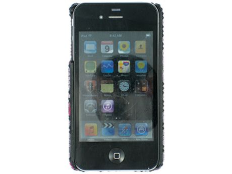 SUPER BLING RHINESTONE CRYSTAL BACKPLATE CASE COVER APPLE IPHONE 4 4S 