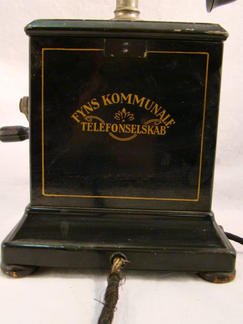 Antique EUROPEAN Ericcson SULTAN Telephone FYNS KOMMUNALE 