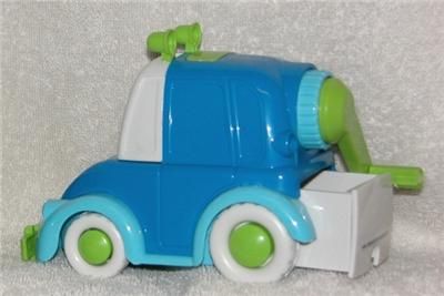 Blue Car Pencil Sharpener, Silent, Quiet, Manual, NEW  