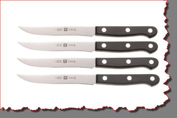 NEW JA HENCKELS STAMPED 4PC STEAK J A GERMANY KNIFE SET  