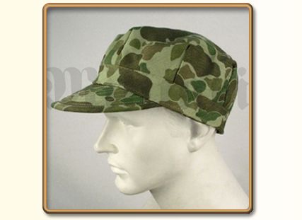 WW2 US Army Camo HBT Fatigue Cap 57 61  