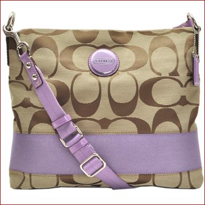   CROSSBODY FILE BAG SWING MESSENGER PURSE LILAC F17435 NWT  