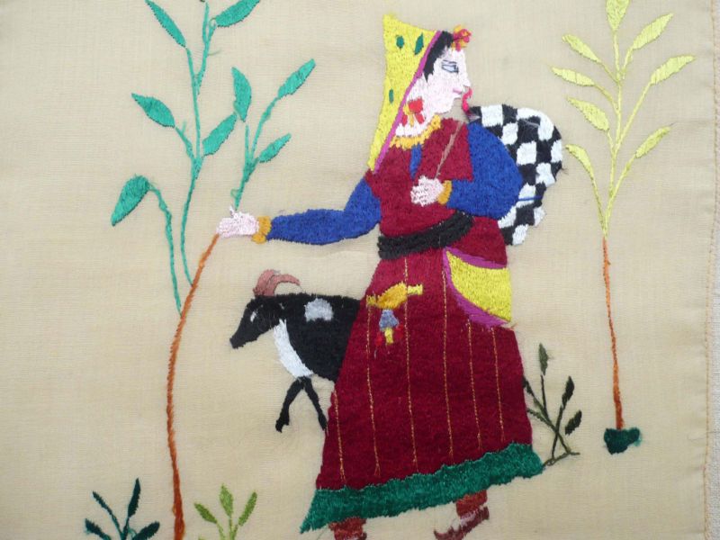 Chamba Rumal Embroidery on Cotton CEP04  