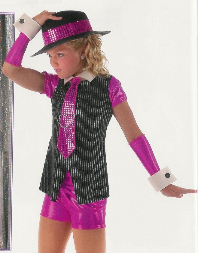 SMOOTH Jazz Tap Dance Costume Glitz CS, CM, AS, AM & 2XL  